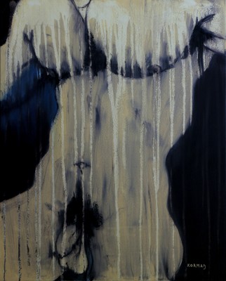 Michal Korman: Anthropos, oil on canvas 81x65 cm, Paris 2015